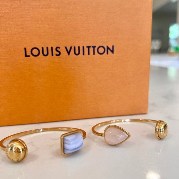 LOUIS VUITTON LV Stone rigid Bracelet / Bangle (BLUE ONLY) - Picture 1 of 6